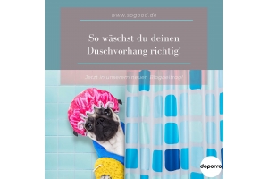 Blogbeitrag: So wäschst du deinen Duschvorhang richtig!