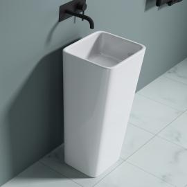 Standwaschbecken Gussmarmor Stand Waschtischsäule Waschbecken Col31