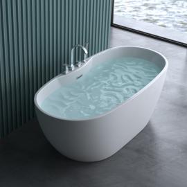 Freistehende Badewanne Armatur Acryl Wanne 170cm x 80cm V605