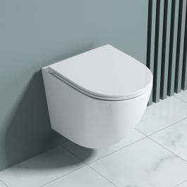 WC Sitz mit Softclose Spülrandloses Wand WC Teco inkl 