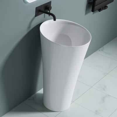 Standwaschbecken Gussmarmor Stand Waschtischsäule Waschbecken Col33