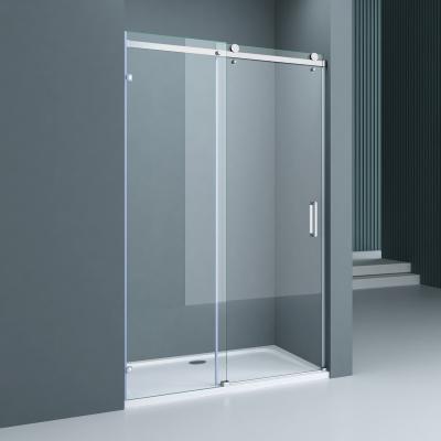 Nische Nischentür Schiebetür 8mm ESG Dusche Duschabtrennung T04-2