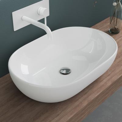 Keramik Waschbecken Aufsatzwaschbecken Waschtisch Waschplatz BRL322