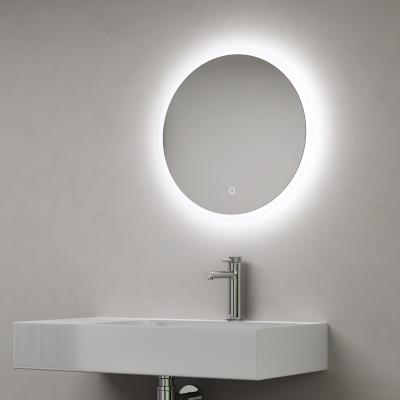 doporro® LED-Badspiegel runder Wandspiegel φ50 cm mit Touchschalter und Memory  LED-Spiegel 05