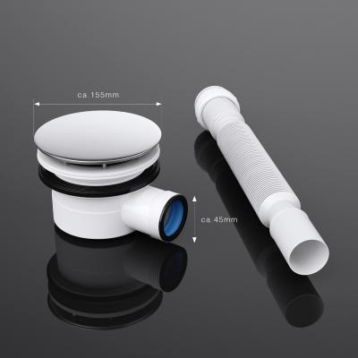 Ablaufgarnitur Ablauf Siphon Duschwanne Ø 90 mm Ablaufloch Geruchverschluss AL01