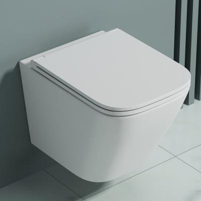 Spülrandlos Wand-WC Hänge-WC Spülrandloses Toilette Softclose A112