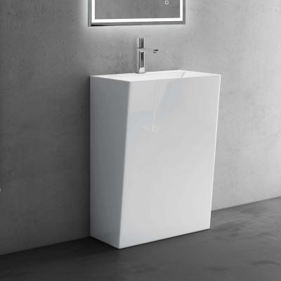 Standwaschbecken Gussmarmor Stand Waschtischsäule Waschbecken Col40