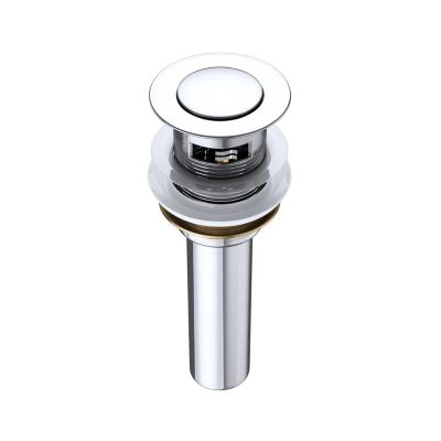 Design Automatik Ablaufgarnitur Push-Open Pop-Up-Ventil Abfluss Chrom Pu02