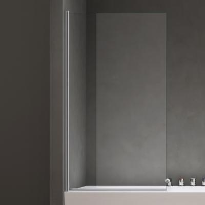 doporro® Badewannenaufsatz Design-Duschwand für Badewanne 80*140cm-Klarglas Cortona201K