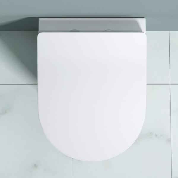 Spülrandlos Keramik Toilette Wand Hänge WC Softclose Spülrandloses doporro Aa306 