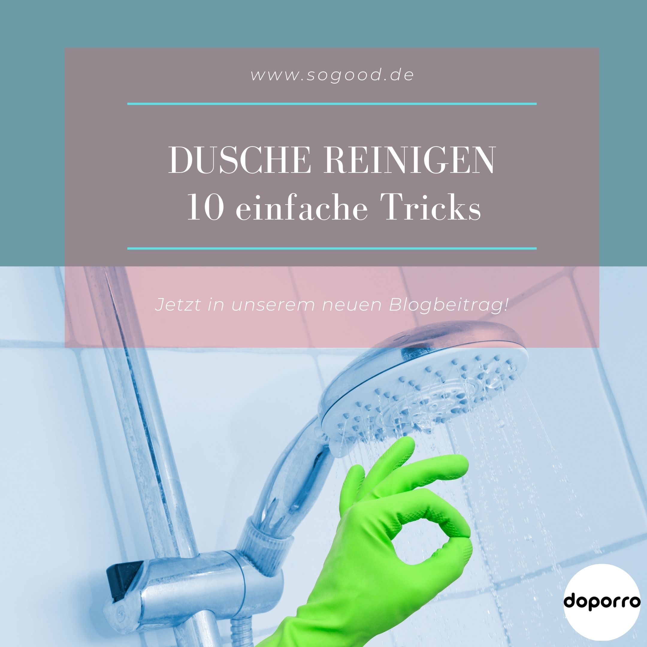 Dusche reinigen - 10 einfache Tricks