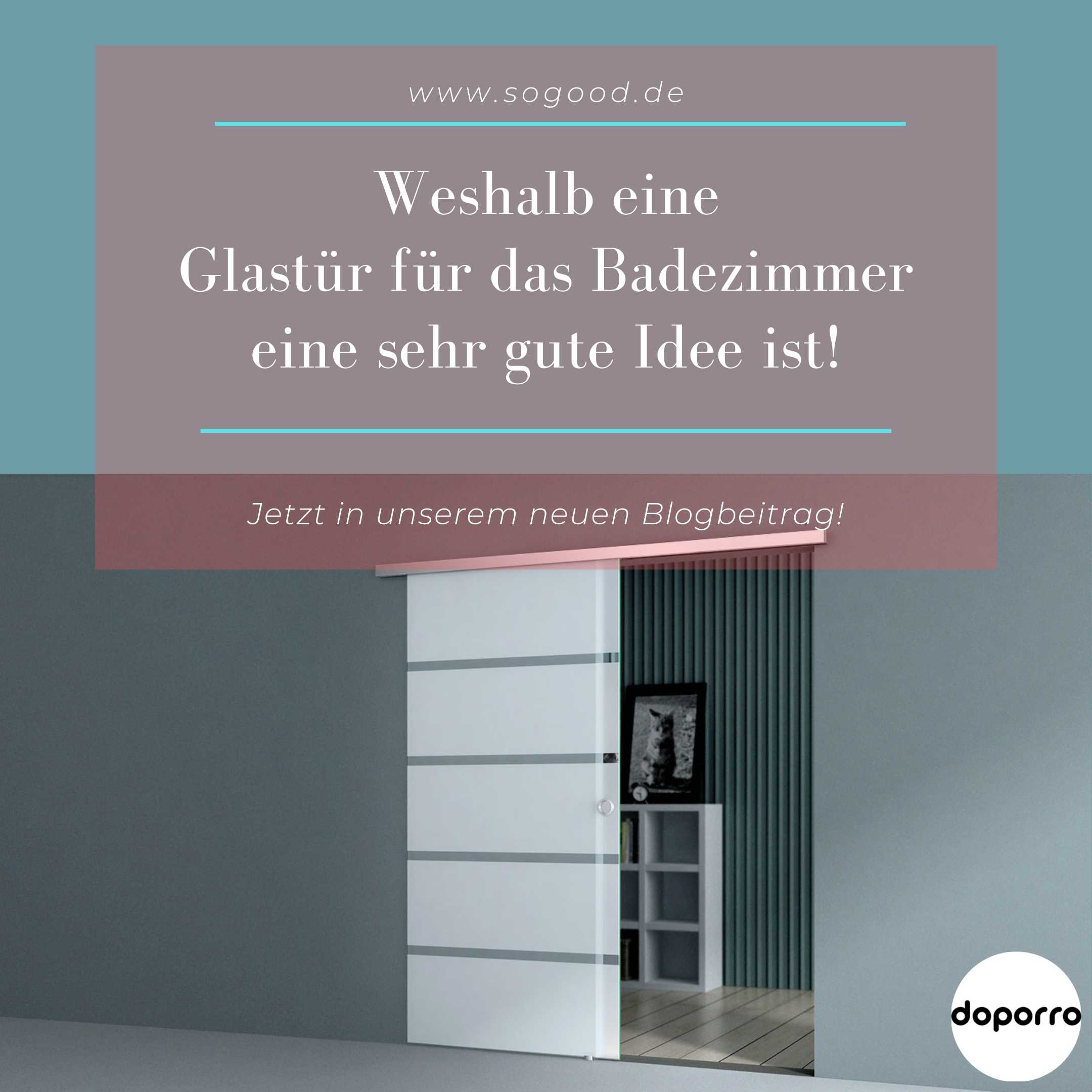 Weshalb eine Glastür für das Badezimmer eine sehr gute Idee ist!