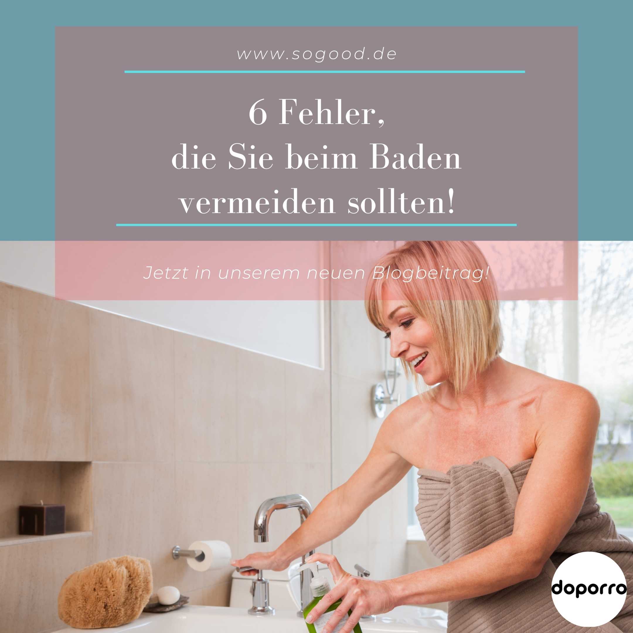 6 Fehler, die Sie beim Baden in der Badewanne vermeiden sollten!